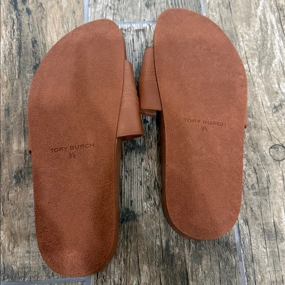 Tory Burch Everly Anatomic Cloud Paris Nappa Slide Sandle slip on size 9.5 - Picture 6 of 6